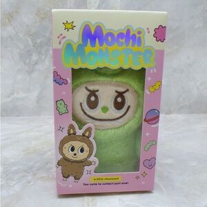 Mochi Monster Green Plush Toy keychain